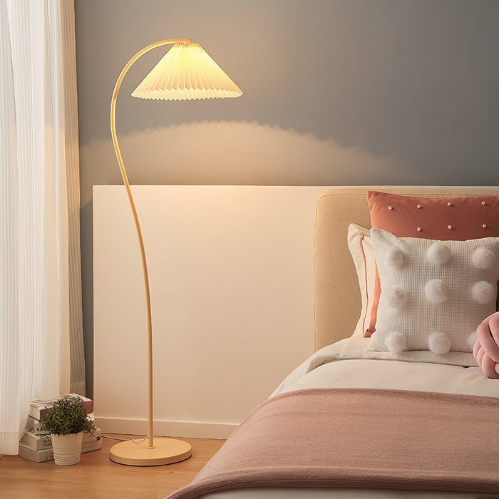 Crescini Pleated Floor Lamp Simprolos