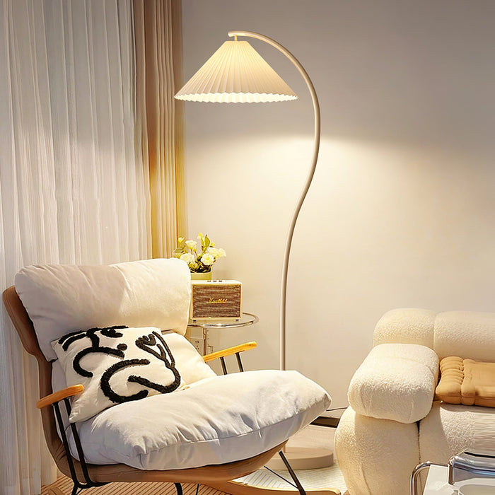 Crescini Pleated Floor Lamp Simprolos