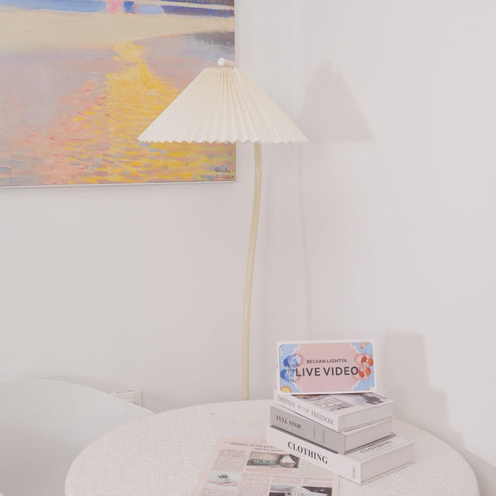 Crescini Pleated Floor Lamp Simprolos