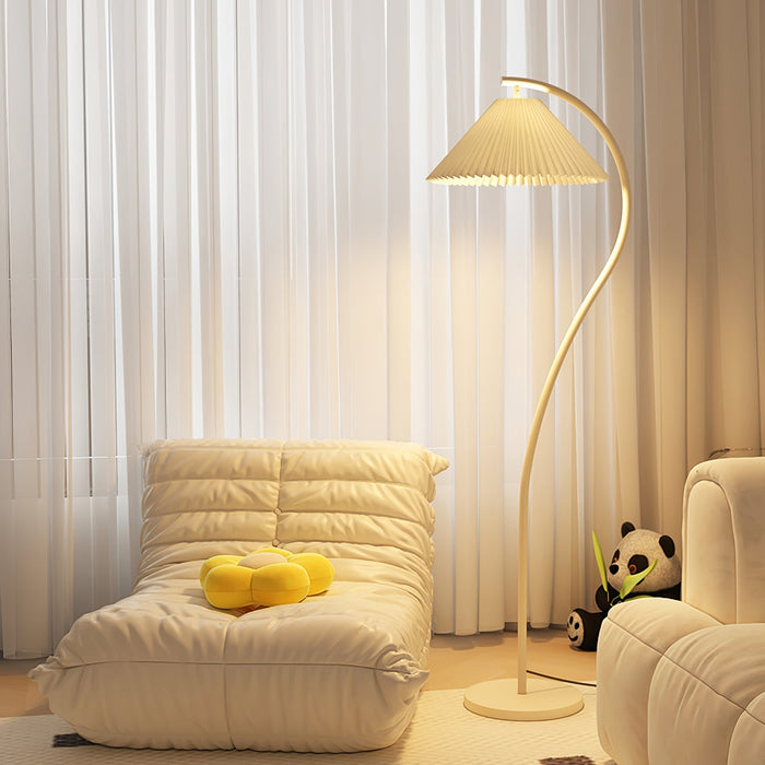 Crescini Pleated Floor Lamp Simprolos