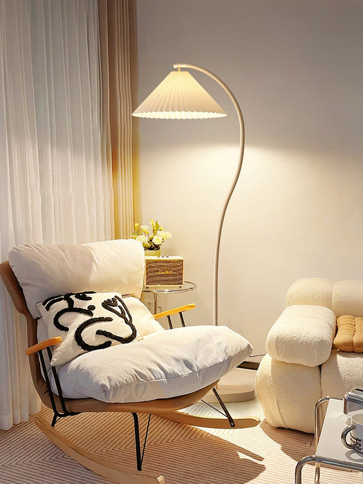 Crescini Pleated Floor Lamp Simprolos