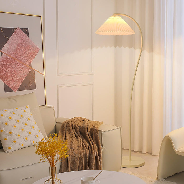 Crescini Pleated Floor Lamp Simprolos