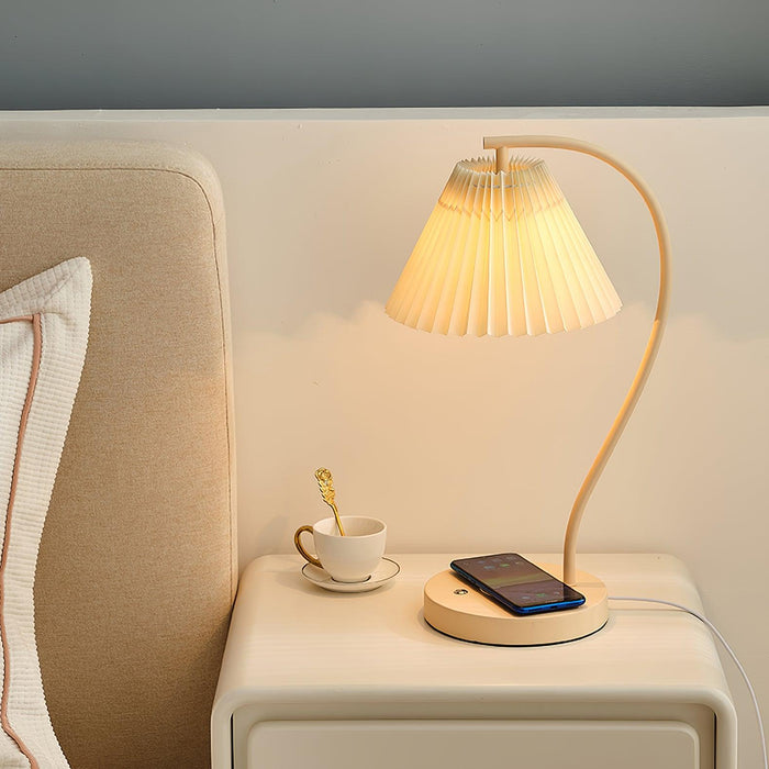 Crescini Pleated Table Lamp - Simprolos
