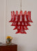 Crimson Glass Petals Chandelier - Simprolos