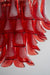 Crimson Glass Petals Chandelier - Simprolos