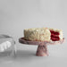 Crimson Marquina Marble Pedestal Tray - Simprolos