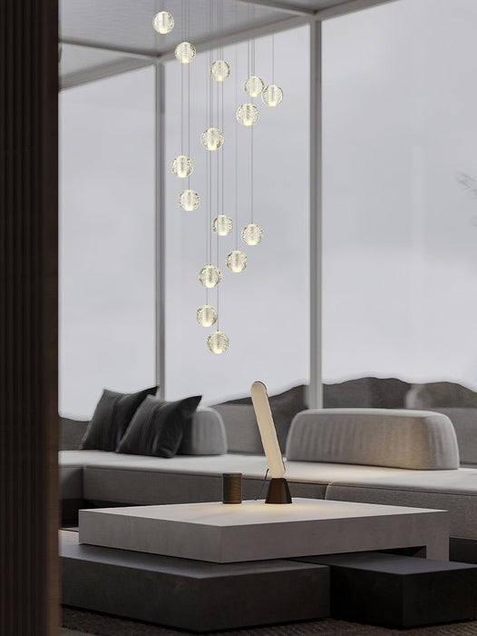 Crystal Bubbles Balls Pendant Lamp - Simprolos