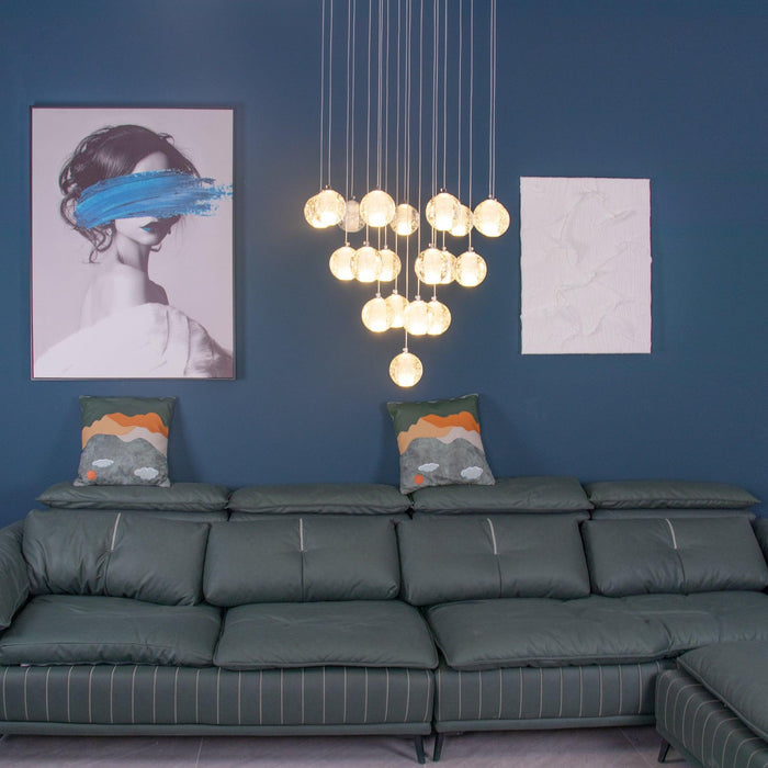 Crystal Bubbles Balls Pendant Lamp - Simprolos
