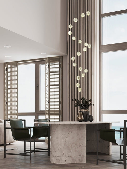 Crystal Bubbles Balls Pendant Lamp - Simprolos