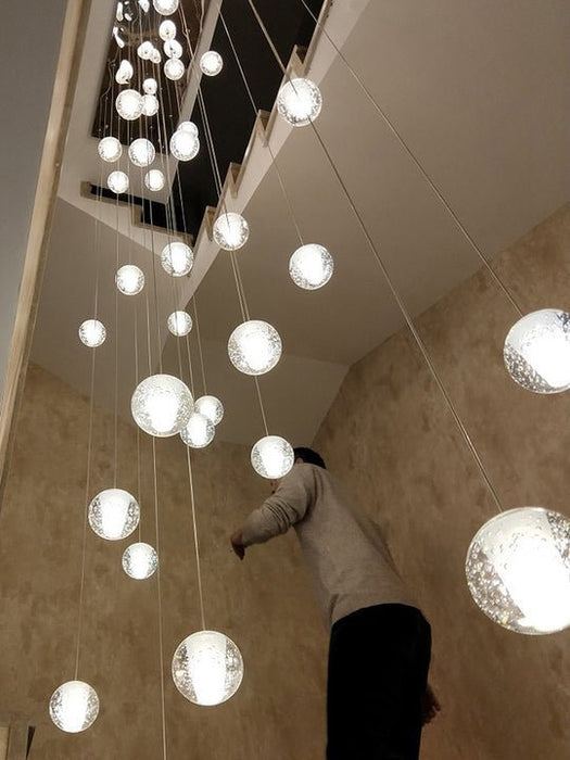 Crystal Bubbles Balls Pendant Lamp - Simprolos