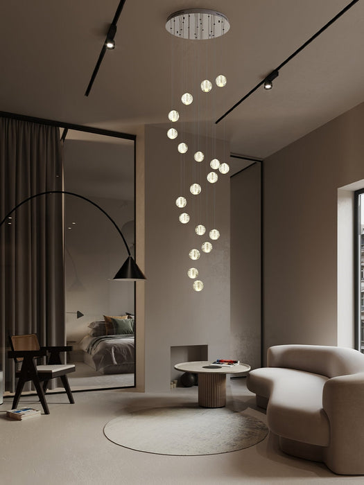 Crystal Bubbles Balls Pendant Lamp - Simprolos