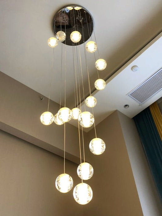 Crystal Bubbles Balls Pendant Lamp - Simprolos
