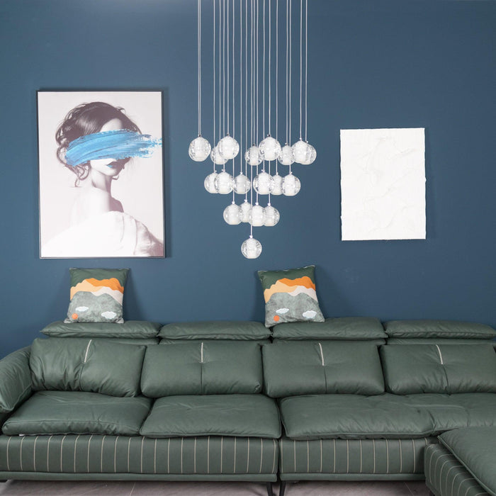 Crystal Bubbles Balls Pendant Lamp - Simprolos