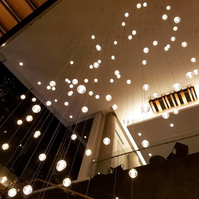 Crystal Bubbles Balls Pendant Lamp - Simprolos