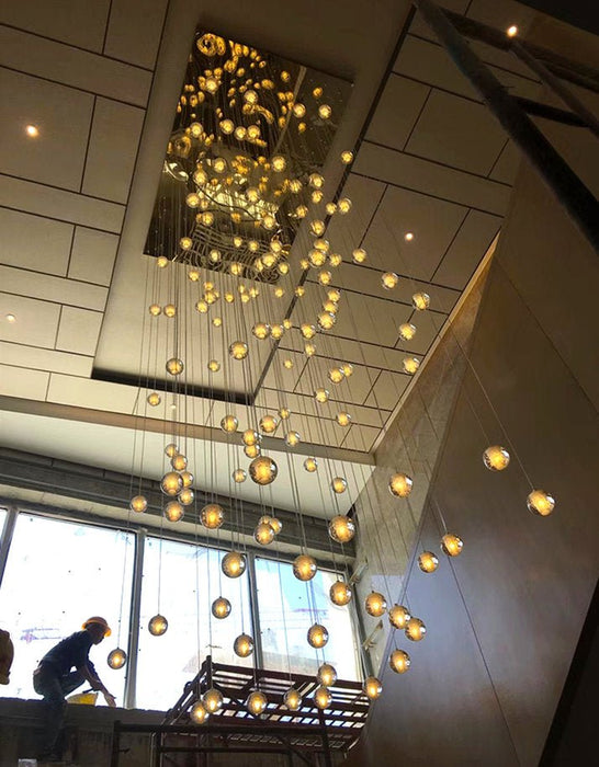 Crystal Bubbles Balls Pendant Lamp - Simprolos