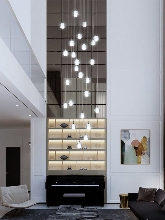 Crystal Bubbles Balls Pendant Lamp - Simprolos