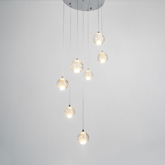 Crystal Bubbles Balls Pendant Lamp - Simprolos