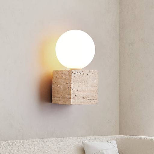 Cube Stone Wall Lamp - Simprolos