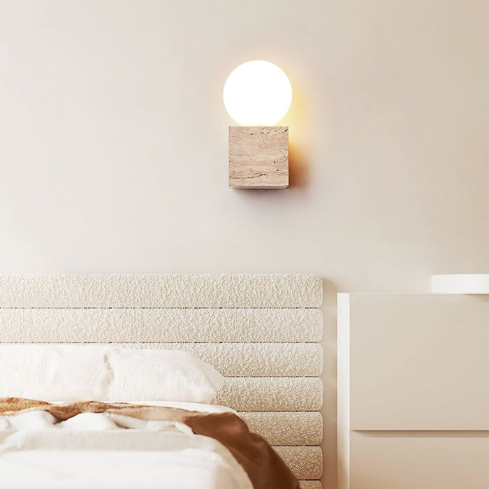 Cube Stone Wall Lamp - Simprolos