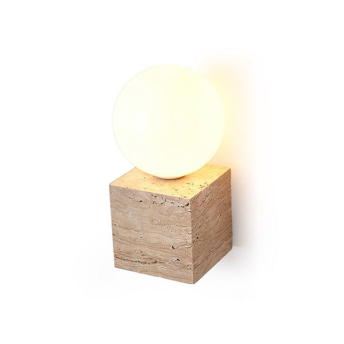 Cube Stone Wall Lamp - Simprolos