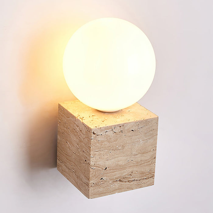 Cube Stone Wall Lamp - Simprolos