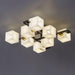 Cubist Alabaster Cluster Ceiling Lamp - Simprolos