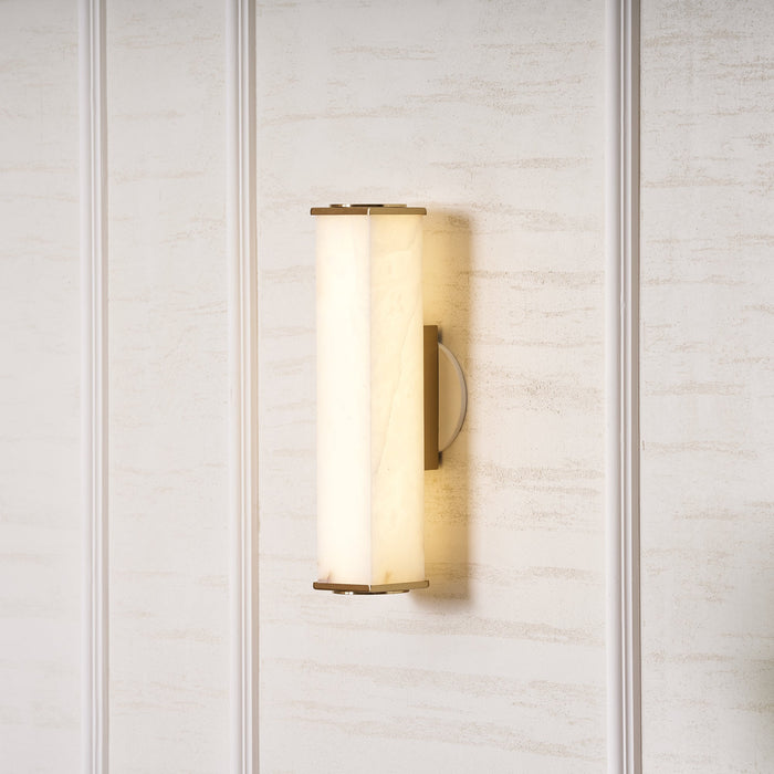 Cuboid Alabaster Wall Light - Simprolos