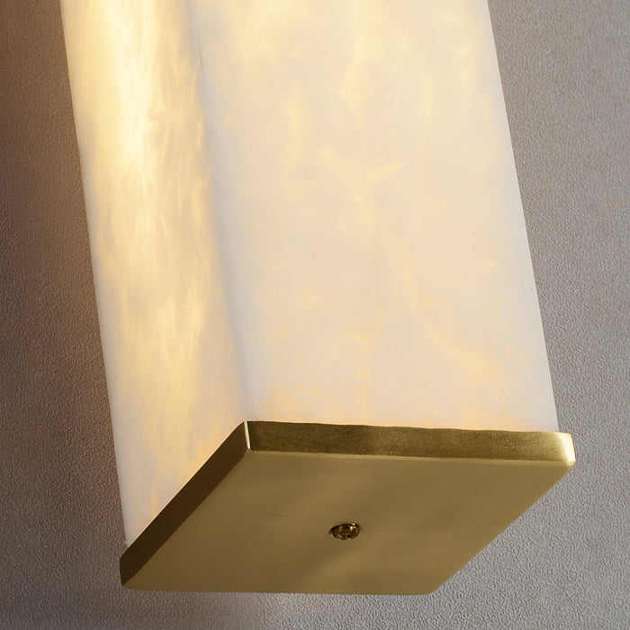 Cuboid Alabaster Wall Light - Simprolos