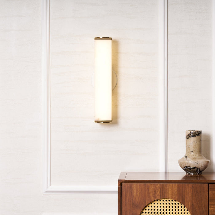 Cuboid Alabaster Wall Light - Simprolos