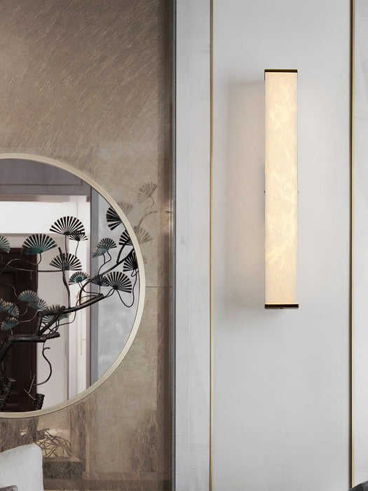 Cuboid Alabaster Wall Light - Simprolos