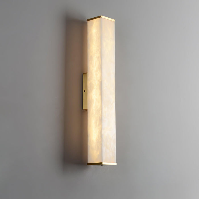 Cuboid Alabaster Wall Light - Simprolos