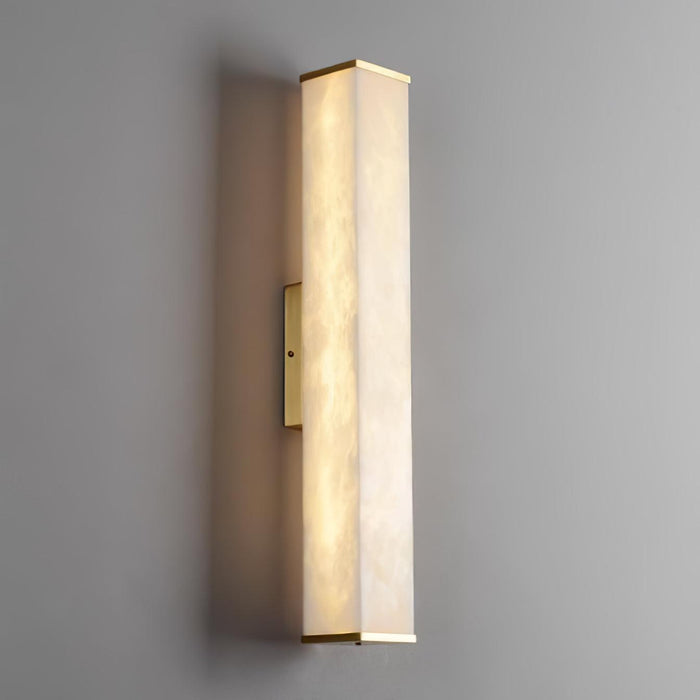 Cuboid Alabaster Wall Light - Simprolos