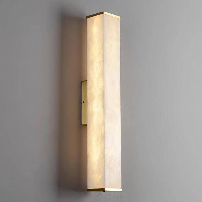 Cuboid Alabaster Wall Light - Simprolos