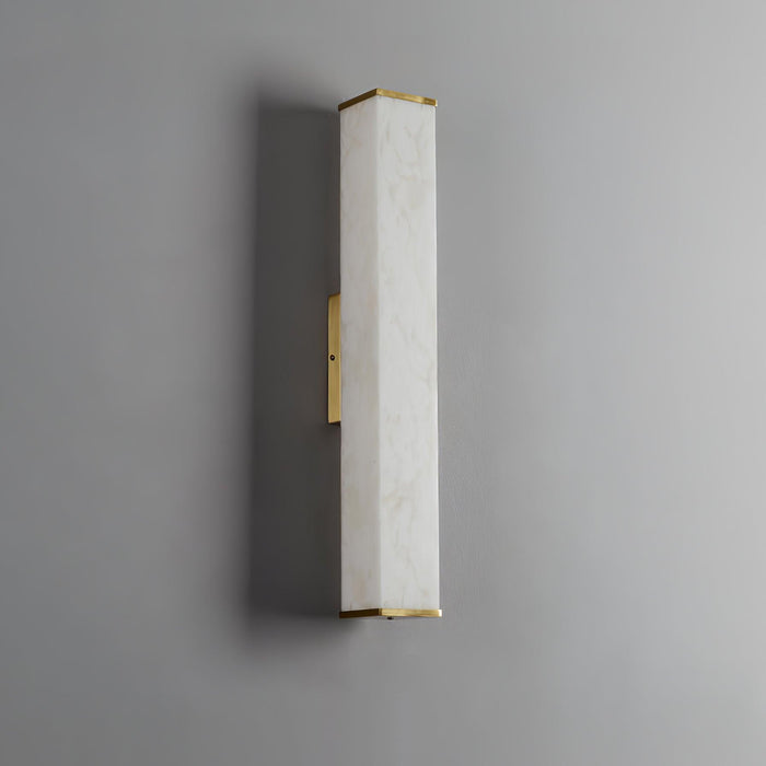 Cuboid Alabaster Wall Light - Simprolos