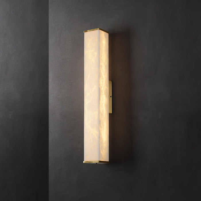 Cuboid Alabaster Wall Light - Simprolos