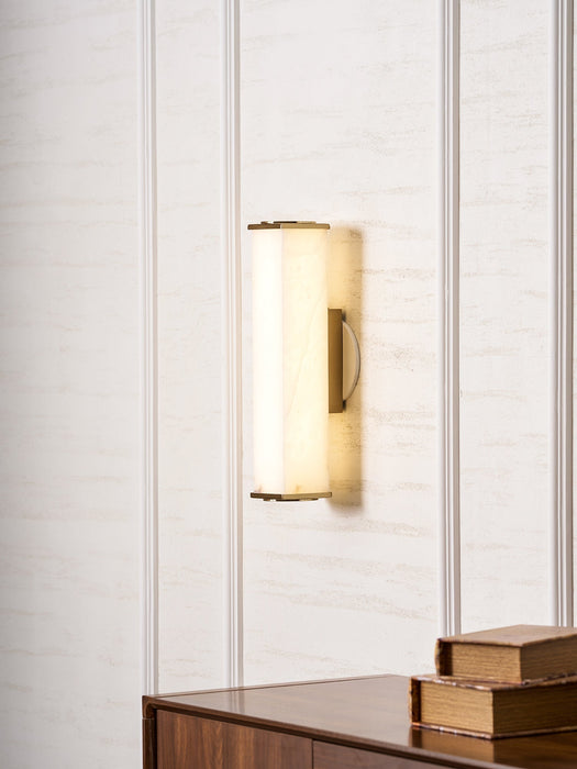 Cuboid Alabaster Wall Light - Simprolos
