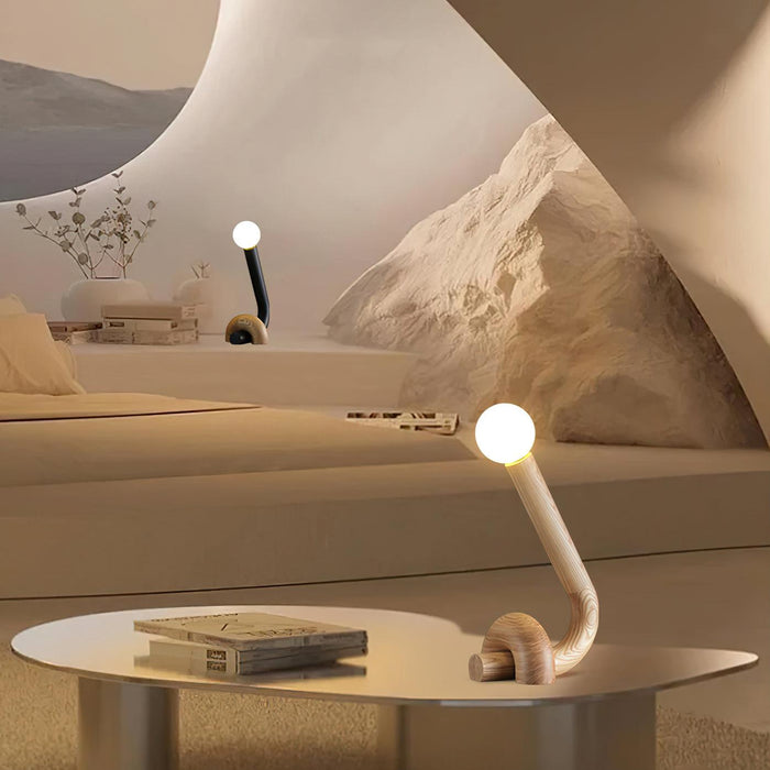 Curled Table Lamp - Simprolos