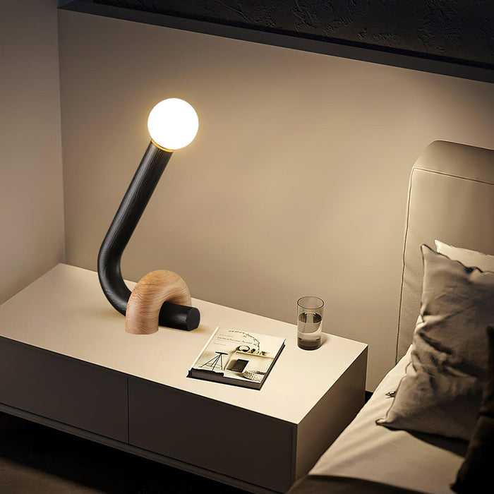 Curled Table Lamp - Simprolos