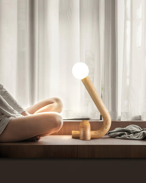 Curled Table Lamp - Simprolos
