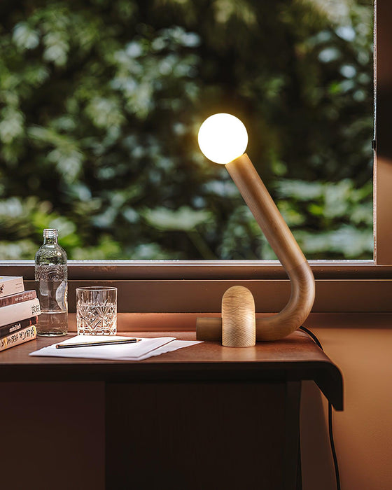 Curled Table Lamp - Simprolos