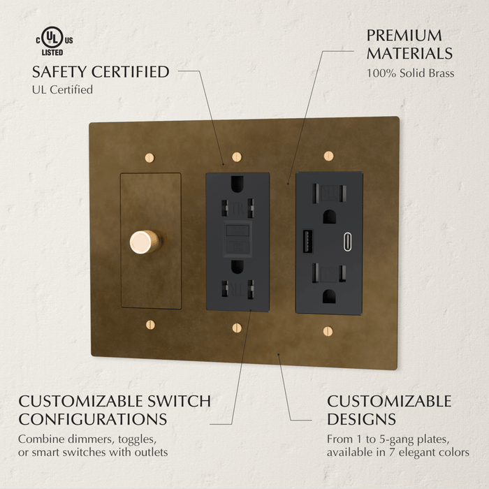 Custom Brass Light Switch (Build Your Own)