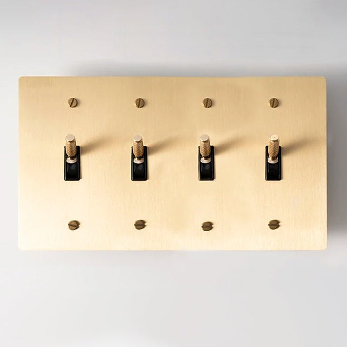 Custom Brass Light Switch (Build Your Own) - Simprolos