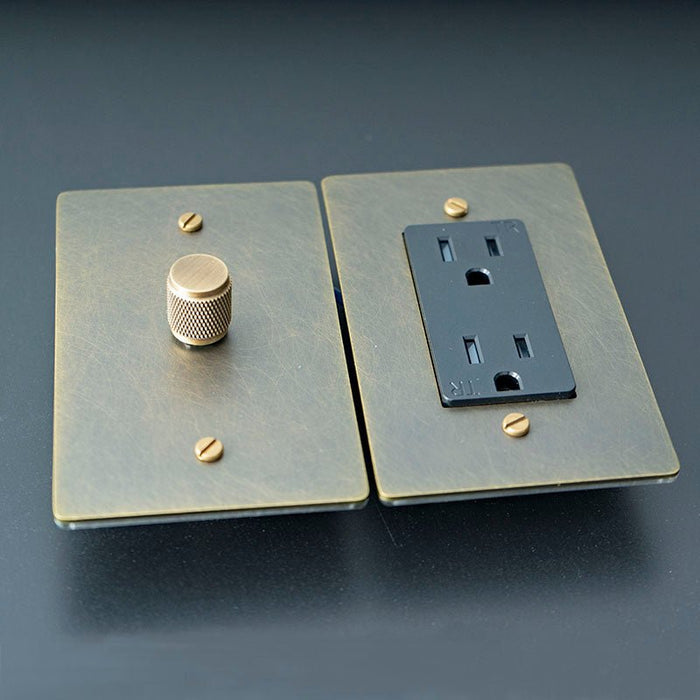 Custom Brass Light Switch (Build Your Own) - Simprolos
