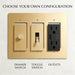 Custom Brass Light Switch (Build Your Own) - Simprolos