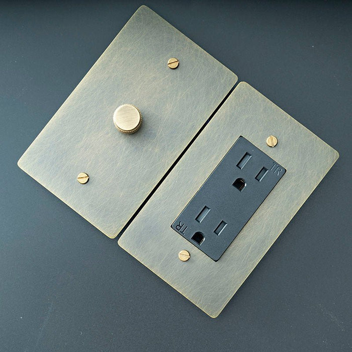 Custom Brass Light Switch (Build Your Own) - Simprolos
