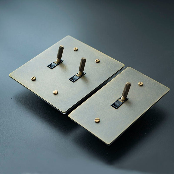 Custom Brass Light Switch (Build Your Own) - Simprolos