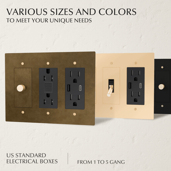 Custom Brass Light Switch (Build Your Own) - Simprolos
