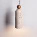 Cylinder Wood Bead Pendant Light - Simprolos