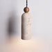Cylinder Wood Bead Pendant Light - Simprolos