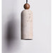 Cylinder Wood Bead Pendant Light - Simprolos